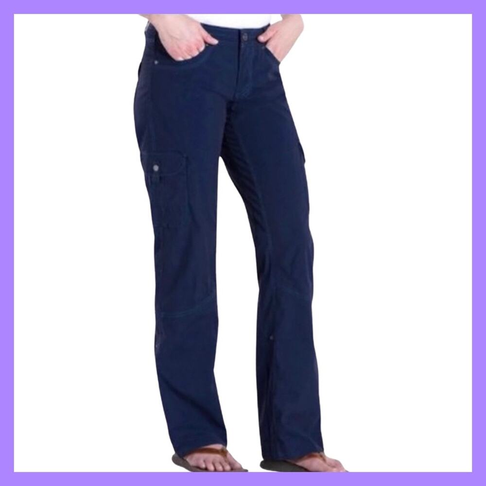 Kuhl Splash Roll Up Pants in Indigo Blue Women's Size 6 R